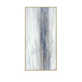 100% Hand painted Abstract Black and white oil painting texture Wall Art Picture Canvas Painting for Living Room Home Decor Art (size: 150X220cm)